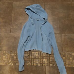 BRANDY MELVILLE BLUE ZIP UP